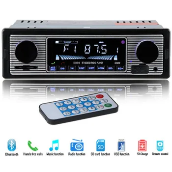 

Hands-free Bluetooth Autoradio Car Audio Stereo Radio FM Aux Input Receiver SD USB 12V In-dash 1 din Car MP3 Multimedia Player