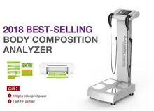 professional fat analysis machine body  analyzer/body composition analyzer with printer fast shipping CE/DHL