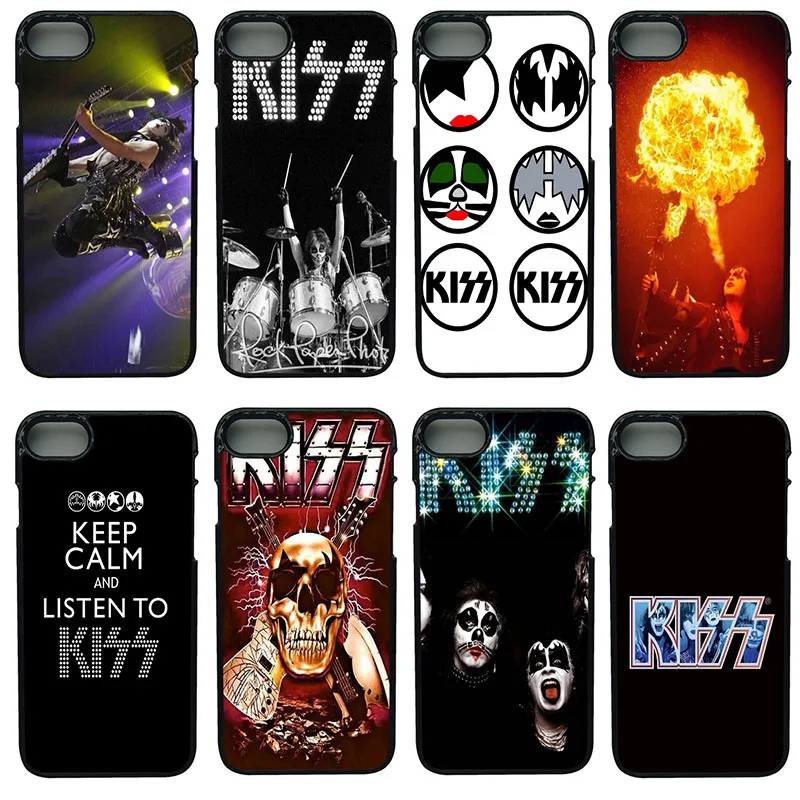 KISS Heavy Rock Band Logo Cell Phone Cases PC Hard Plastic