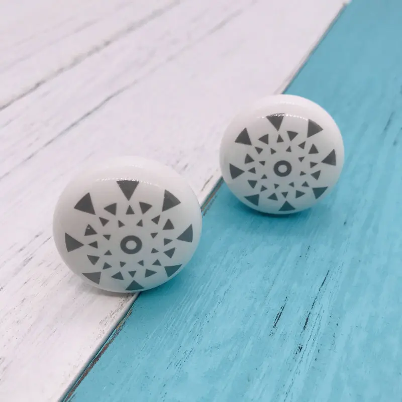 8Pcs Manopole Per Cassetti In Ceramica Maniglie Per Armadio Rurale Maniglie Per Mobili In Stile Americano Star Maniglie Per Mobili Manopole Per Casset