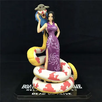 

ONE PIECE Seven Warlords Of The Sea Boa Hancock Gold/Purple Skirt Snake Ji Charm Girl PVC Action Figure Collectible Model Toy