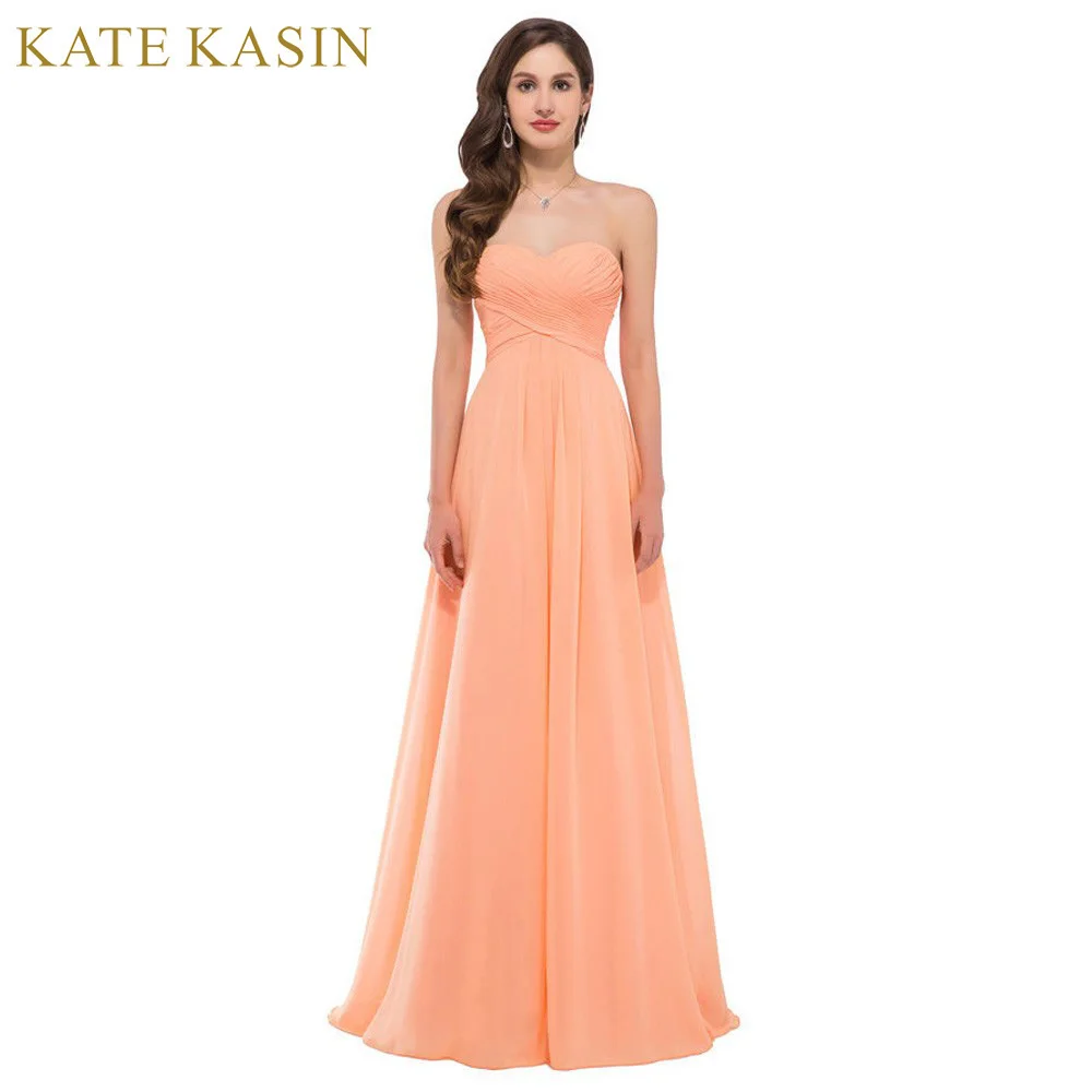 font b Elegant b font Strapless Chiffon Evening font b Dresses b font Long Formal