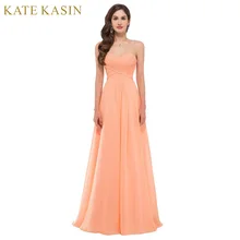 font b Elegant b font Strapless Chiffon Evening font b Dresses b font Long Formal