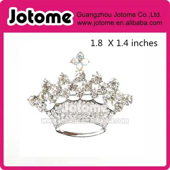 

DHL free shipping Wholesale bridal crystal Crown Rhinestone Brooch for wedding bouquet,Crown Rhinestone Brooch