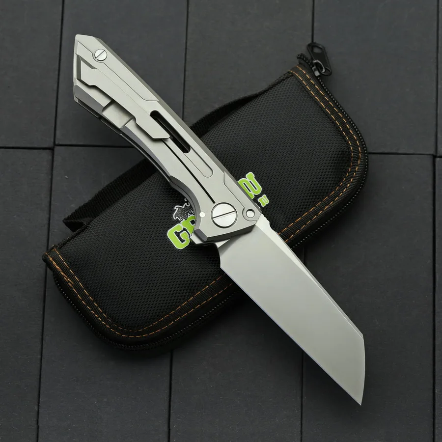 Green Thorn snecx бустер M390 складной нож для ежедневного использования, Титан ручка медная прокладка Открытый Отдых Охота Карманные Ножи EDC инструменты
