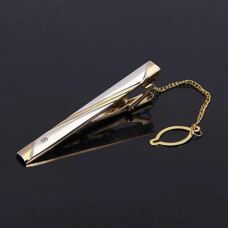 Mens Formal Wear Business Suit Accessories Tie Clip Upscale Necktie