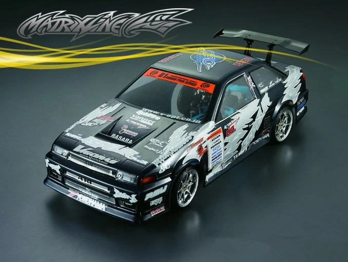 Корпус для дрифта AE86 DR86 из поликарбоната с дистанционным управлением ширина 195