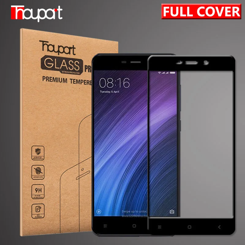 

Thouport Redmi 4 Tempered Glass For Xiaomi Redmi 4 Pro Prime Screen Protector Full Cover Protective Film Glass Hard Frame 5.0"