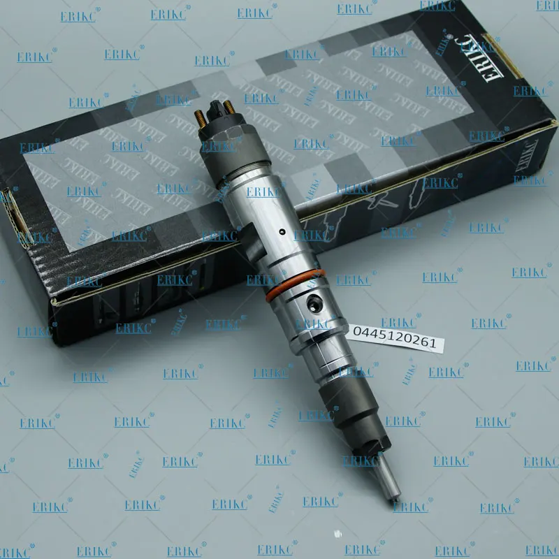 ERIKC 0 445 120 261 Common Rail Nozzle Engine Fuel Injection 0445120261 Diesel Assy Injector 0445 For Weichai WP7 | Автомобили и