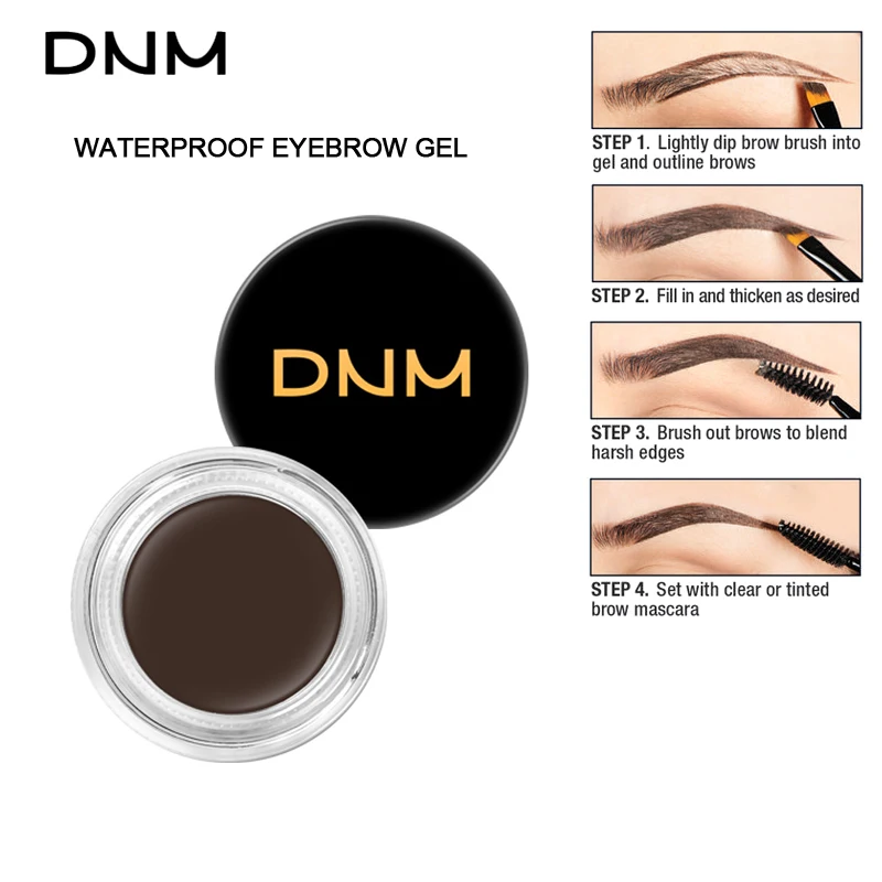 

New 11 Colors Eyebrow Enhancers Maquiagem Makeup Waterproof Eye Brow Filler Beverly Hills Pomade Eyebrow Gel CARAMEL DNM Brand
