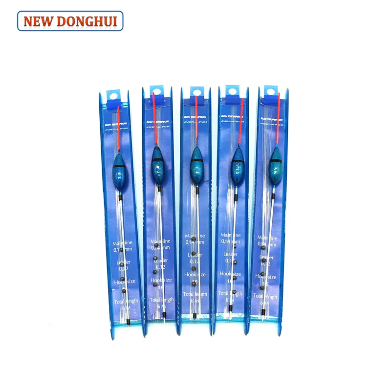Newdonghui Fishing Float Set Winder Float Ready-Made Rig 5Pcs 10Pcs 30Pcs Accessori Per La Pesca Affrontare 0.5G Wedkarstwo Solo 1