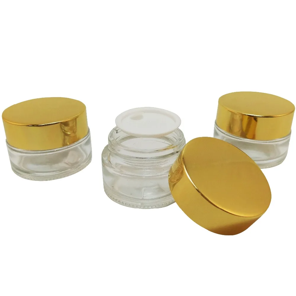 3 шт. стеклянные банки для крема 20 мл|glass cream jars|cream jarcosmetic glass jar |