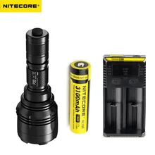 Светодиодный уличный фонарик NITECORE P30 5 режимов CREE XP-L HI V3 светодиодный Макс. 1000 лм большой диапазон 618 м для охоты фонарь поиск света