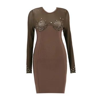 Sexy Long Sleeves Women's Crystal Mesh Diamond Metallic Bandage Club Bodycon Dress Red Birthday Party Dresses
Sexy Long Sleeves Women's Crystal Mesh Diamond Metallic Bandage Club Bodycon Dress Red Birthday Party Dresses