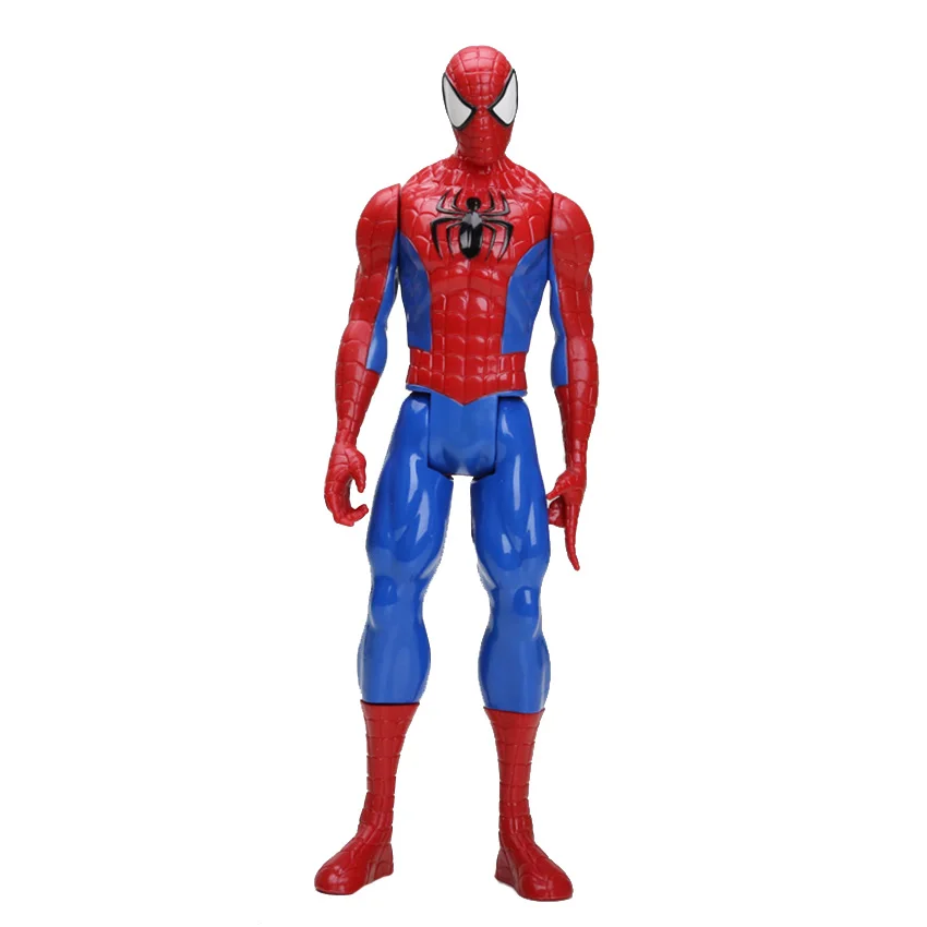 1" 30 см Marvel Мстители черный костюм Человек-паук фигурка игрушка Человек-паук Коллекционная модель игрушки Железный человек Тор - Цвет: red S oppbag
