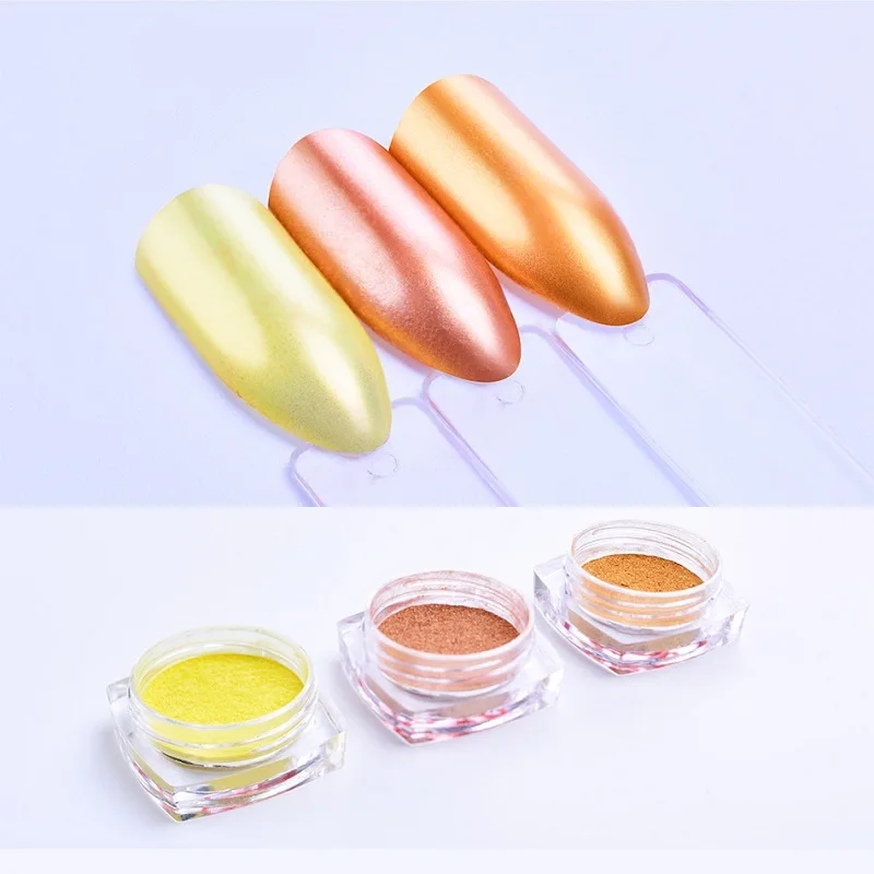 

2g Nail Art Glitter Powder Gel Polish Magic Mirror Manicure Sparkles Nail UV Decorations Chrome Pigment Holographic Dust Glitter
