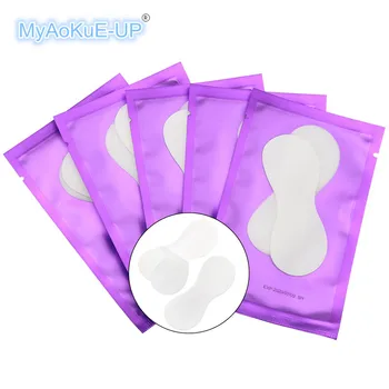 

New Paper Patches 50 Pairs Gourd Shape False Eyelash Under Eyes Pads For Eyelash Extension Make Up Tools Eyelashes Tips Sticker