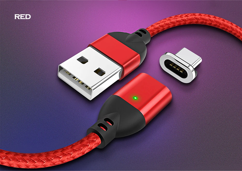 Магнитный usb кабель для зарядки iPhone X XS XR XS MAX Led USB Micro USB C кабель для быстрой зарядки для мобильного телефона samsung шнур для передачи данных