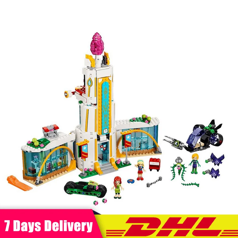 

Lepin 29001 712Pcs Girl The Super Hero High School Set Educational Building Blocks Bricks Toys Model Compatible LegoINGlys 41232