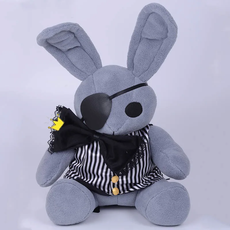

Black Butler 40cm Ciel Phantomhive black Rabbit Japanese Anime Toys Stuffed Plush Animals soft toy for girls Good Quality
