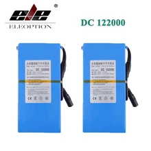ELEOPTION 2 шт. DC 12 В 20000 мАч DC 122000 Перезаряжаемые Портативный литий-ионный Батарея для видеонаблюдения Камера с вилкой