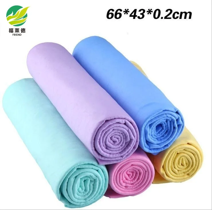 66*43cm 5-Pack Super Absorption Microfiber Car Care Towel Furniture Office Cleaning Towel Synthetic Suede Chamois Car Styling