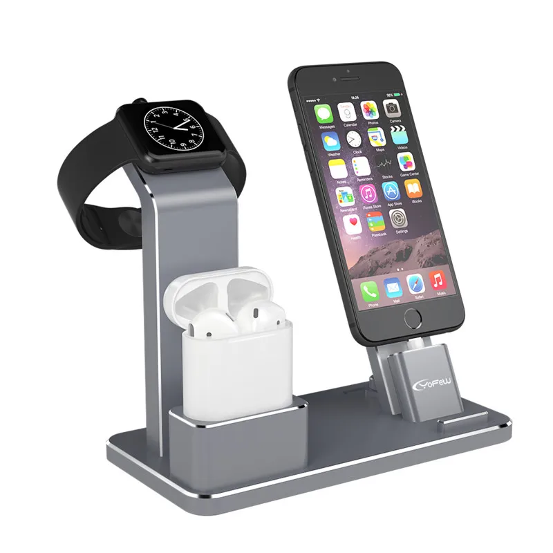 imágenes para YFW Titular para Apple Reloj 4 en 1 Accesorios Base de Carga Del Soporte Del Teléfono para iWatch AirPods Serie 2/1/iPhone 7/7 Plus/6 s Plus/5S imágenes para YFW Titular para Apple Reloj 4 en 1 Accesorios Base de Carga Del Soporte Del Teléfono para iWatch AirPods Serie 2/1/iPhone 7/7 Plus/6 s Plus/5S
