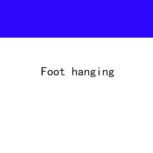 St - Цвет: Foot hanging