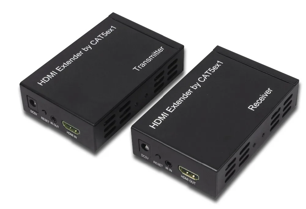 

HDMI + IR Loop Control Extender Splitter Over IP/TCP UTP/STP CAT5e/6 Rj45 LAN Network 1080p 100m Extension HDMI Sender Receiver