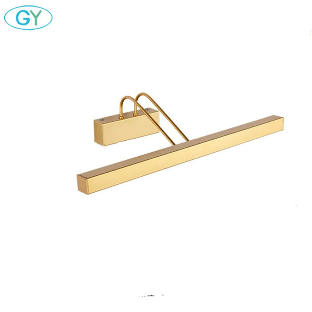 Ceny Nowoczesne oświetlenie lustra led 9W 12W 14W 16W led do montażu na ścianie lampa łazienkowa kinkiet przemysłowy złoty lampka nad lustro wodoodporny wandlamp