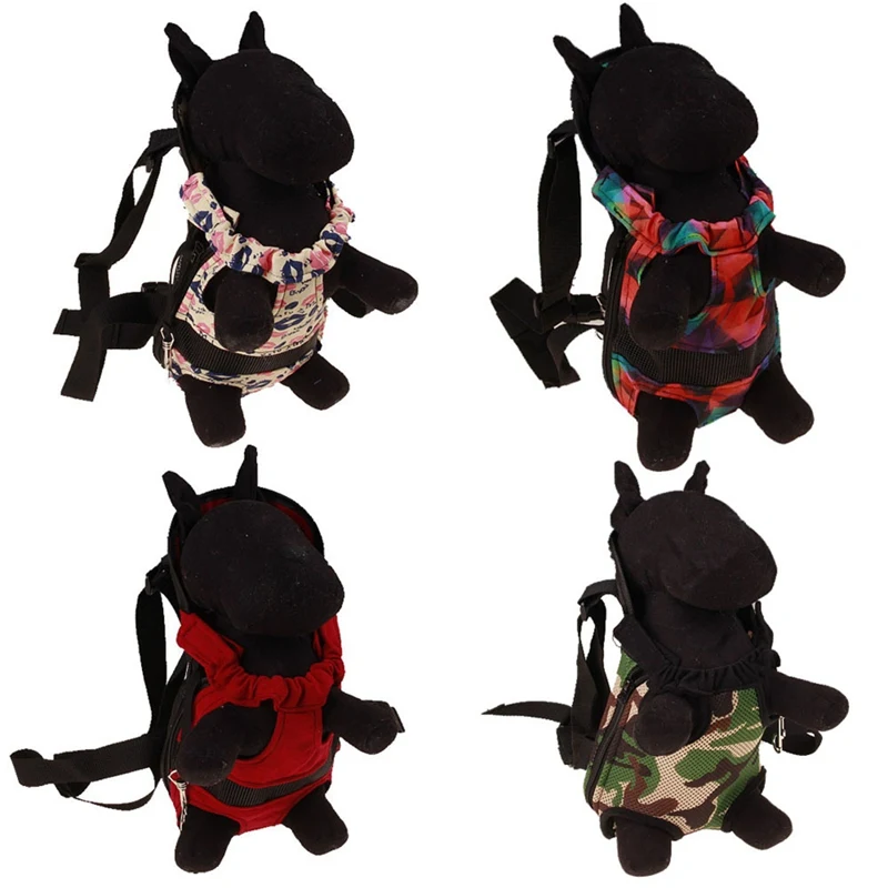 

Adjustable Dog Backpack Kangaroo Breathable Front Puppy Dog Carrier Bag Pet Carrying Travel Legs Out, 10 Colors