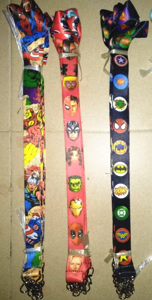 New 1pcs Popular cartoon mickey red black Key Lanyard Badge ID Cards Holders Neck Straps with Keyring Gifts Party Favors | Украшения и