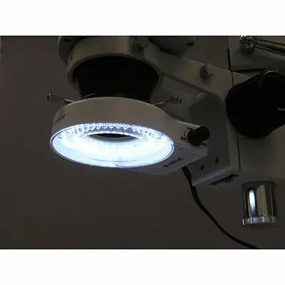AmScope 3.5X 90X Тринокулярный зум стерео микроскоп w Boom Stand + 80 светильник|stereo microscope|zoom