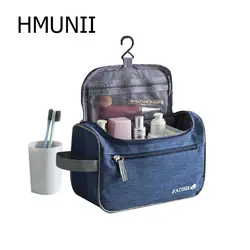 HMUNII Мужские Женские сумки на молнии, водонепроницаемая косметичка, косметичка для туалетных принадлежностей, переносная дорожная сумка