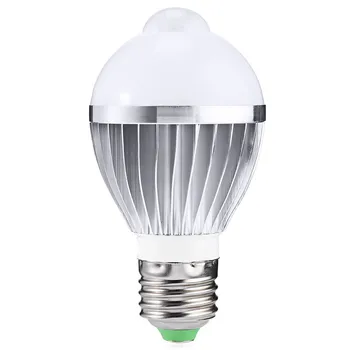 

LED Globe Bulb Light Pir Motion E27 5W Infrared Motion Sensor Detection Sensor Auto Switch Stairs Night Light