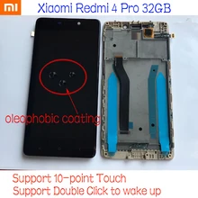 5," хороший рабочий ЖК-дисплей кодирующий преобразователь сенсорного экрана в сборе с рамкой для Xiaomi Redmi 4 PRO/Hongmi 4 pro 10 Point Touch