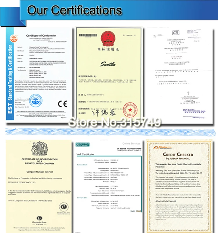 certifications