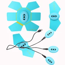 Умный EMS стимулятор мышц живота тренажер устройство для интенсивной тренировки мышц потеря веса массажер для похудения