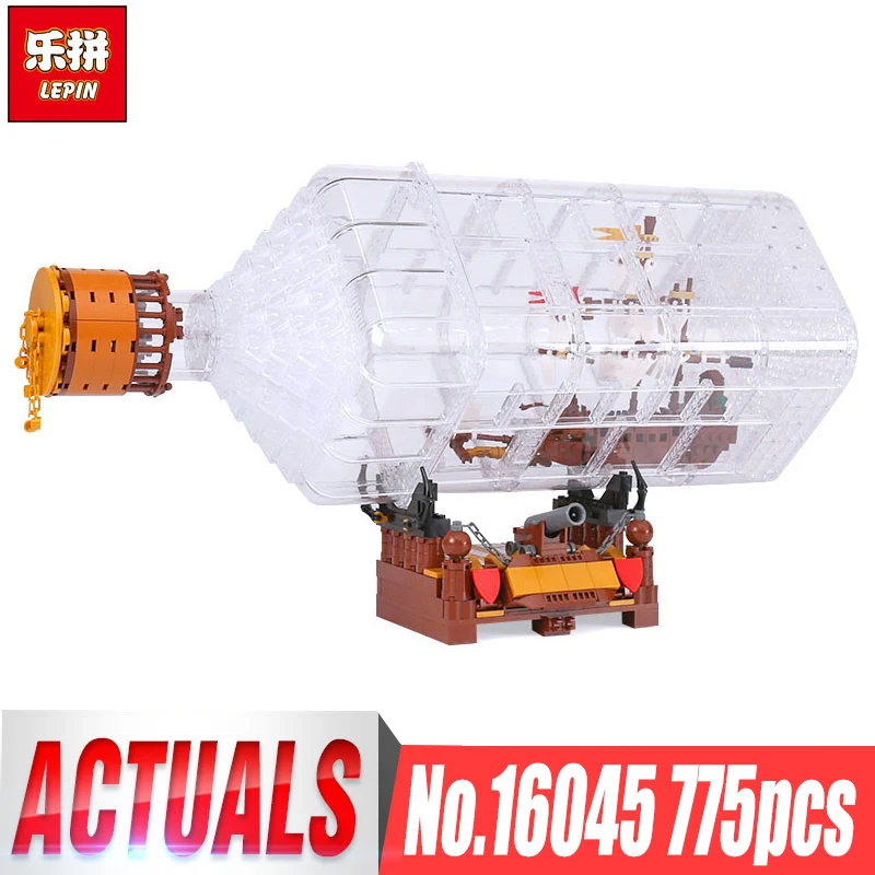 

Lepin 16045 Genuine 775pcs LegoINGlys Creative Series The Ship in the Bottle Set Building Blocks Bricks Toy Model for children