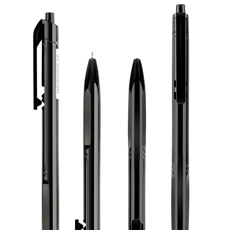 Ballpoint Pen plasic office writing pens 0.7mm black blue ink Oil pen 6pcslot Ballpoint Pen plasic office writing pens 0.7mm black blue ink Oil pen 6pcslot