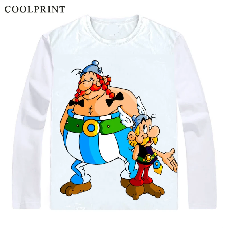 Футболка Asterix и Obelix потрясающая уличная одежда с рисунком астерикса повседневная
