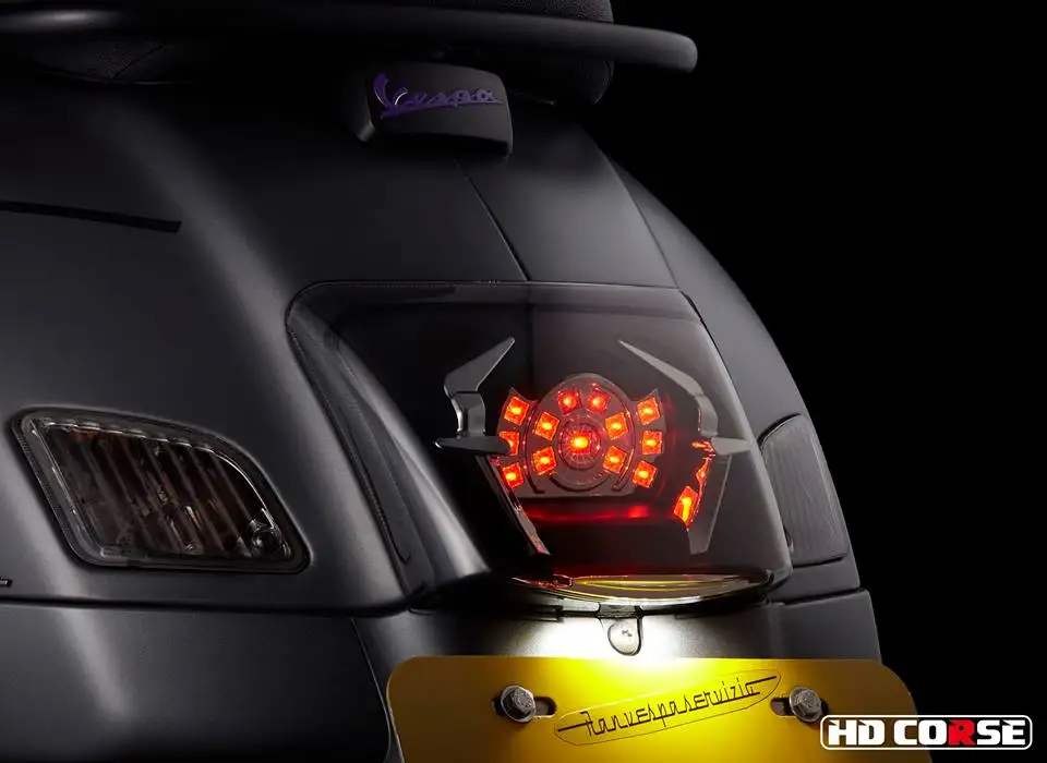 

Motorcycle Rear Light LED For piaggio vespa GTS 300 gts300 lx 150 Tail Light Assembly