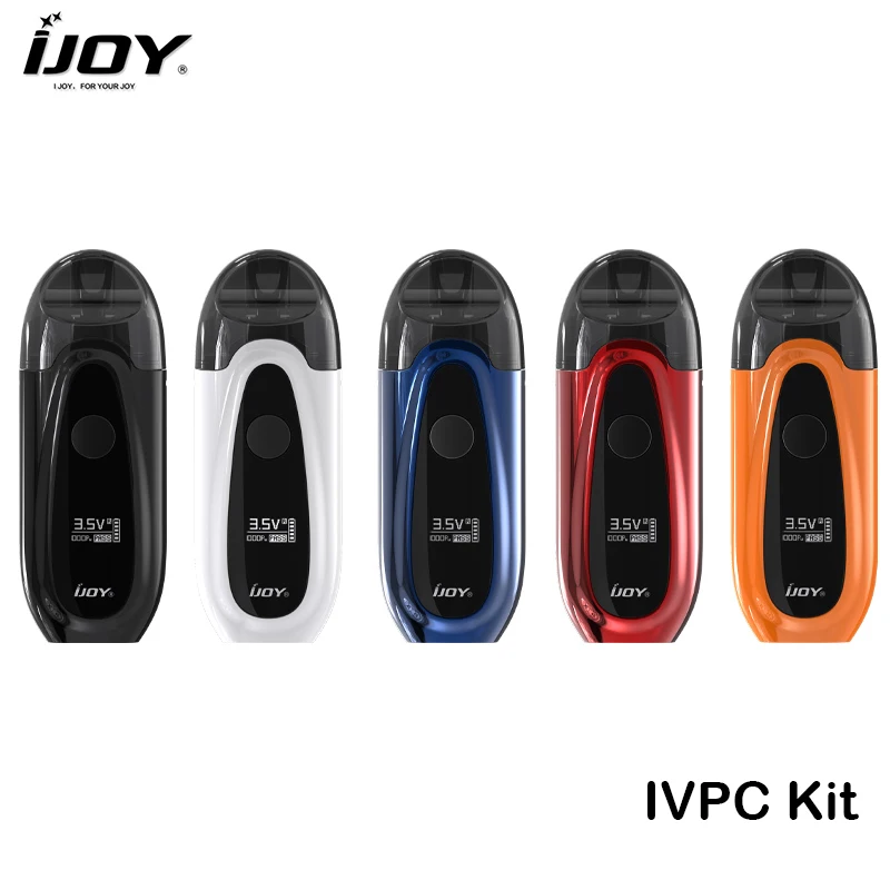 

Original IJOY IVPC Pod KIT With 450mAh Battery 2ml Refillable Cartridge Atomizer Electronic Cigarette Vaporizer Renova Zero Pod