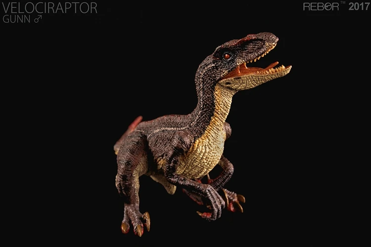 Коллекция динозавров, 1:35, велоцираптор, пара, Ганн, роза, модель динозавра для поклонников, подарок