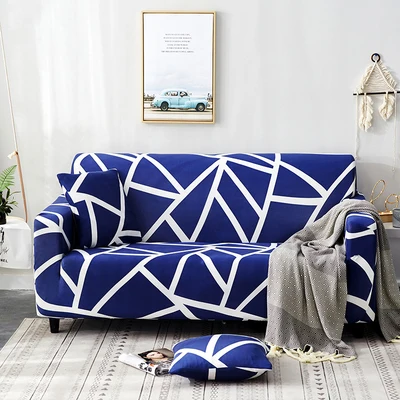

Modern Geometric Sofa Slipcovers Tight Wrap All-inclusive Slip-resistant Elastic Cubre Sofa Towel Corner Sofa Cover Couch Cover