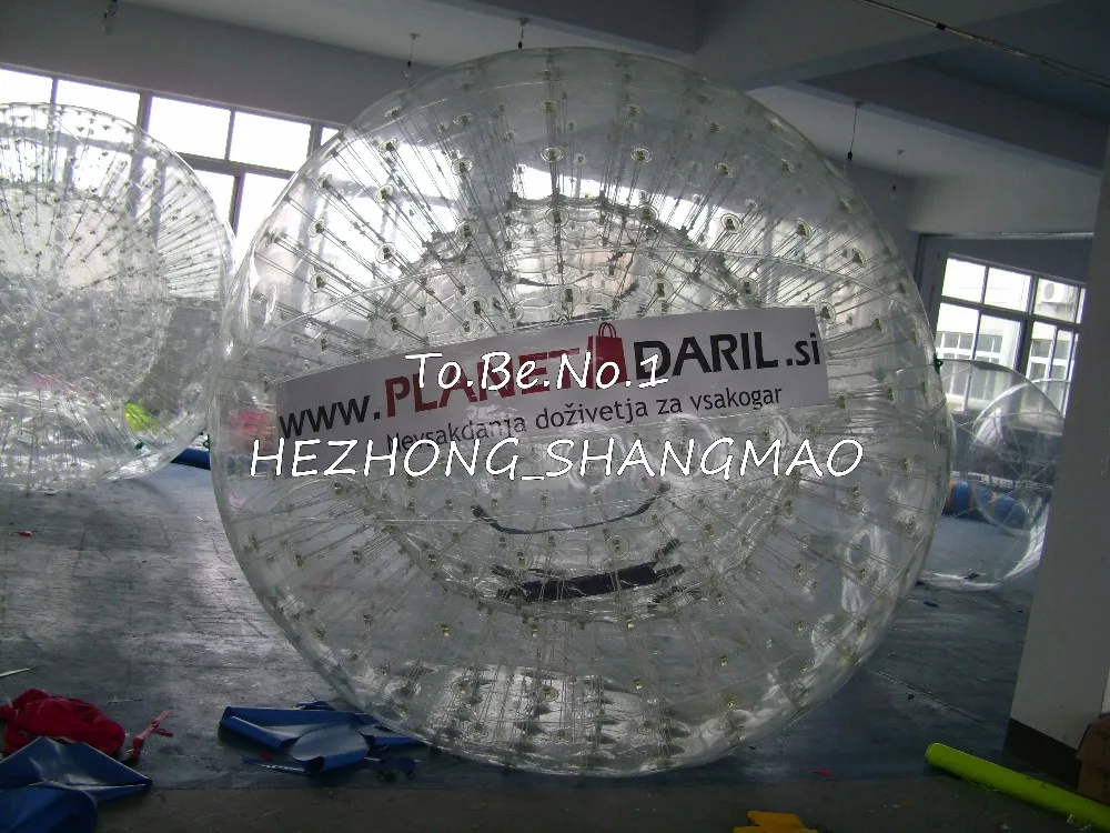 

3.0M*2.2M Inflatable Zorb ball Zorbing Human Hamster ball 1300W Blowers X1