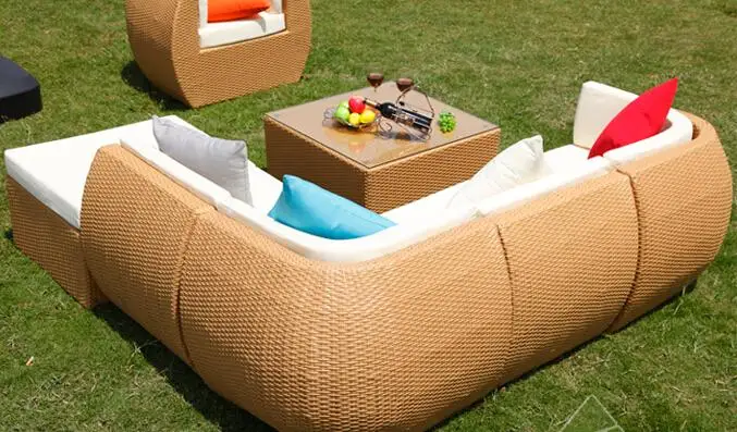 Rattan Outdoor Sofa Set 6 Seat Garden Furniture With Table Chiar Rattan Outdoor Sofa Set 6 Seat Garden Furniture With Table Chiar Wicker Patio Hfa011 In Sofas From On