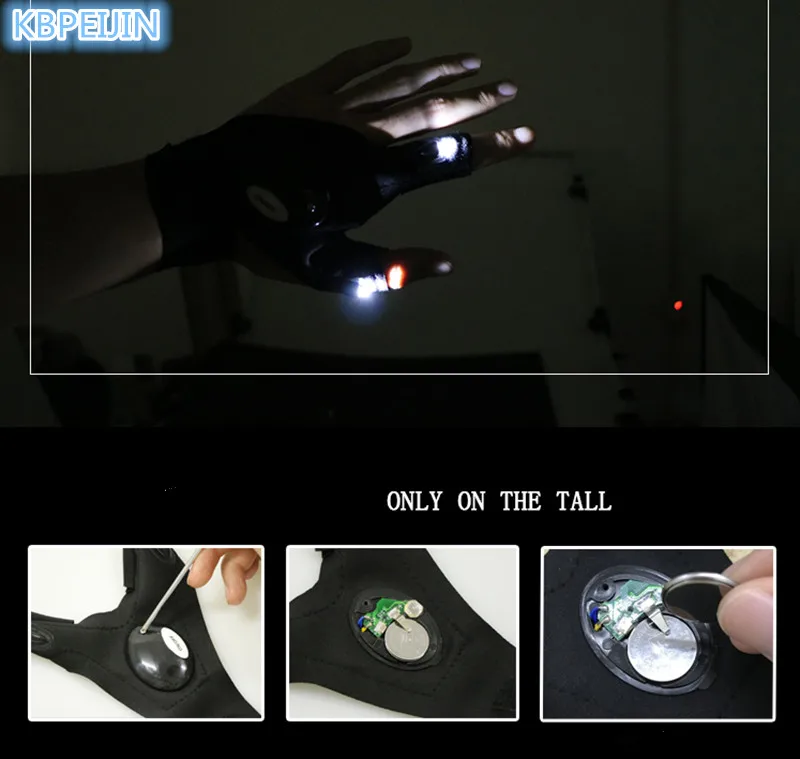 

LED Multi-use Glove Flashlight for Repairing Mini Portable Light for mazda 3 6 2 5 CX-5 CX-7 CX-3 323 ATENZA Axela Accessories