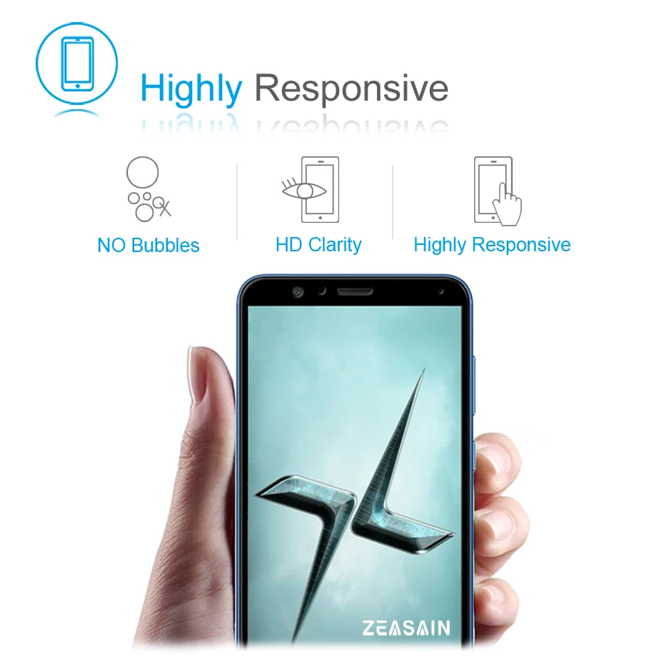 Original ZEASAIN 2.5D Full Cover Screen Protector Tempered Glass for Huawei Honor 7X 7 X 9H Toughened Glass Protective Film (4)