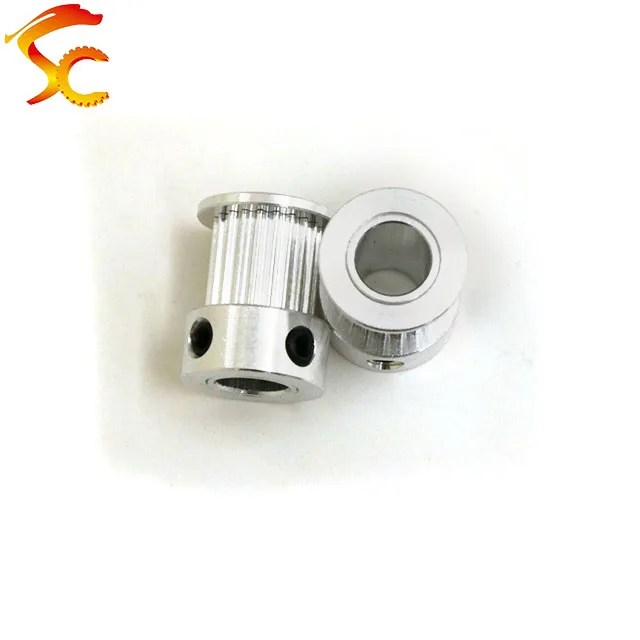 GT2 Timing Riem Pulley 40 tanden 12mm Bore Voor 3D Printer CNC 6mm Breedte Riem Pack van 4 (sleutel inbegrepen